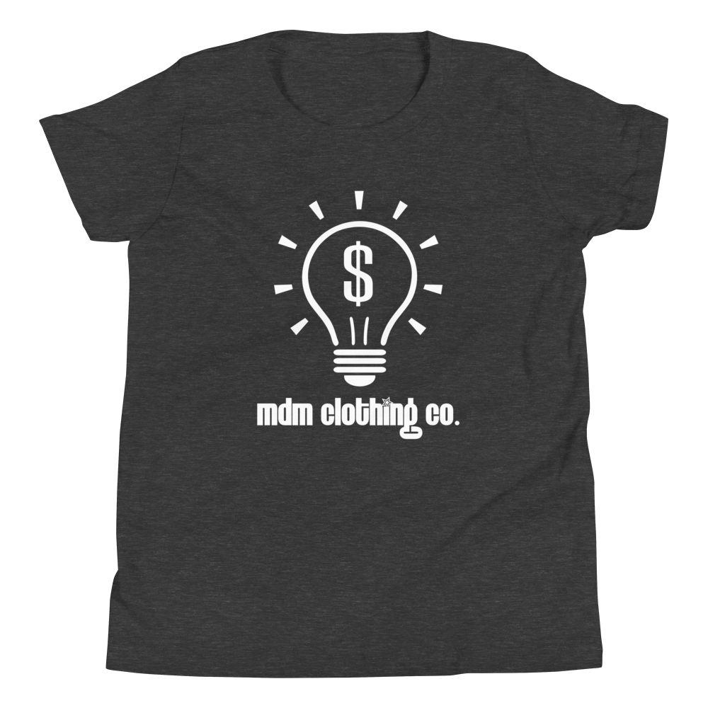 MDM Clothing Co. White Text Kid's Short-Sleeve T-Shirt