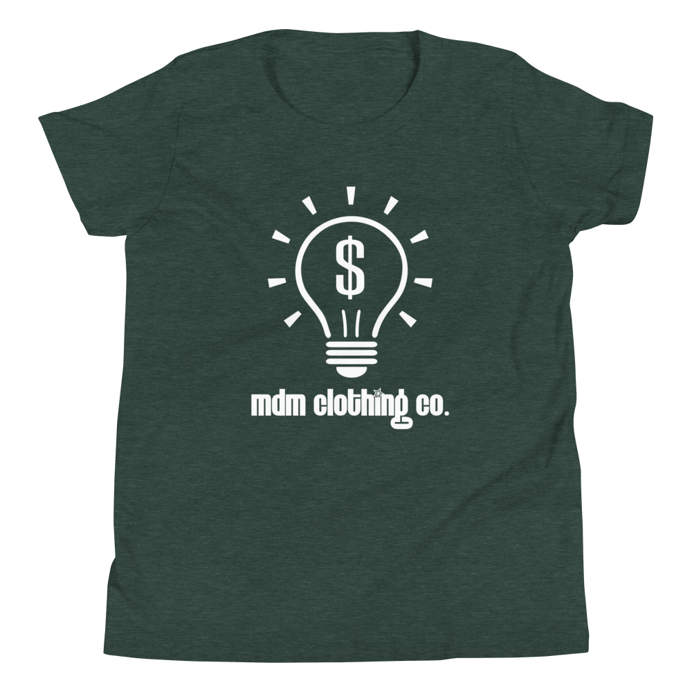 MDM Clothing Co. White Text Kid's Short-Sleeve T-Shirt