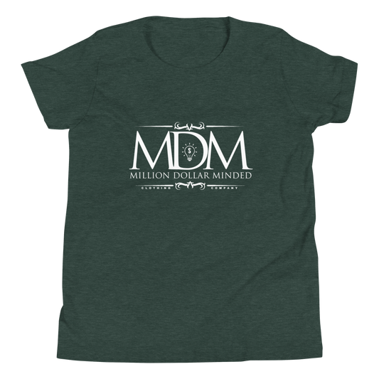 MDM Classy White Text Kid's Short-Sleeve T-Shirt
