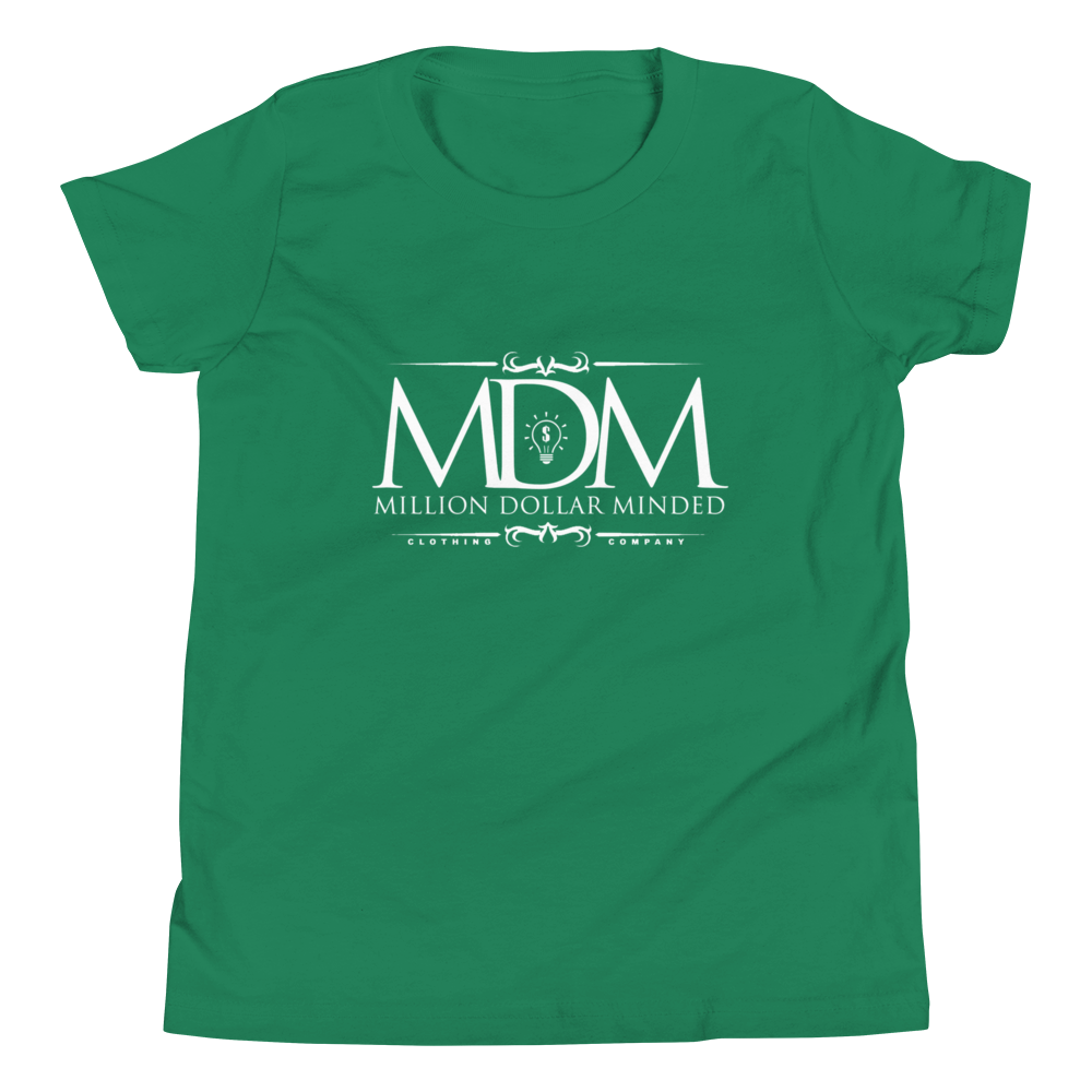 MDM Classy White Text Kid's Short-Sleeve T-Shirt