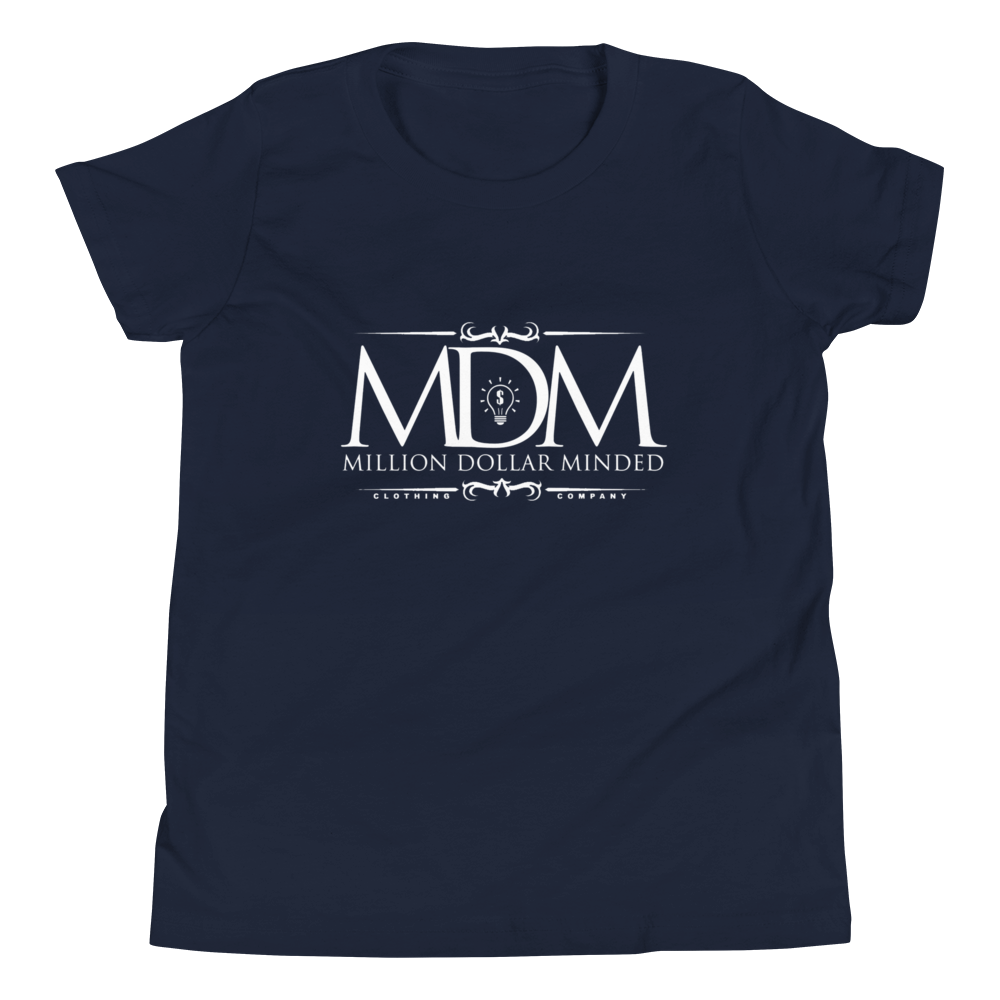 MDM Classy White Text Kid's Short-Sleeve T-Shirt