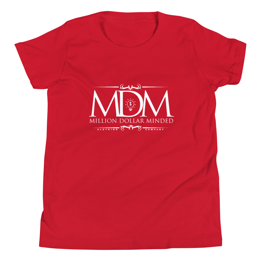 MDM Classy White Text Kid's Short-Sleeve T-Shirt