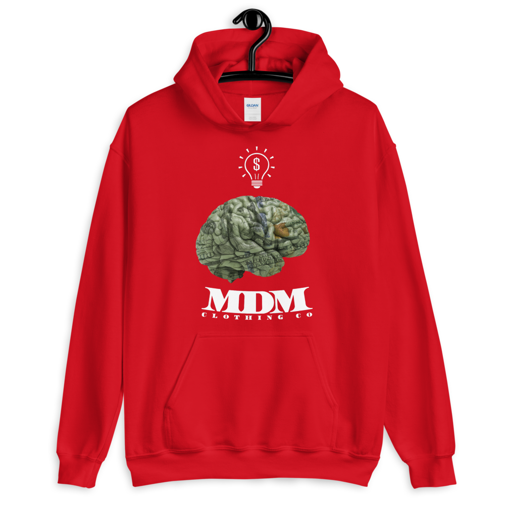 MDM Money On My Mind White Text Hoodie