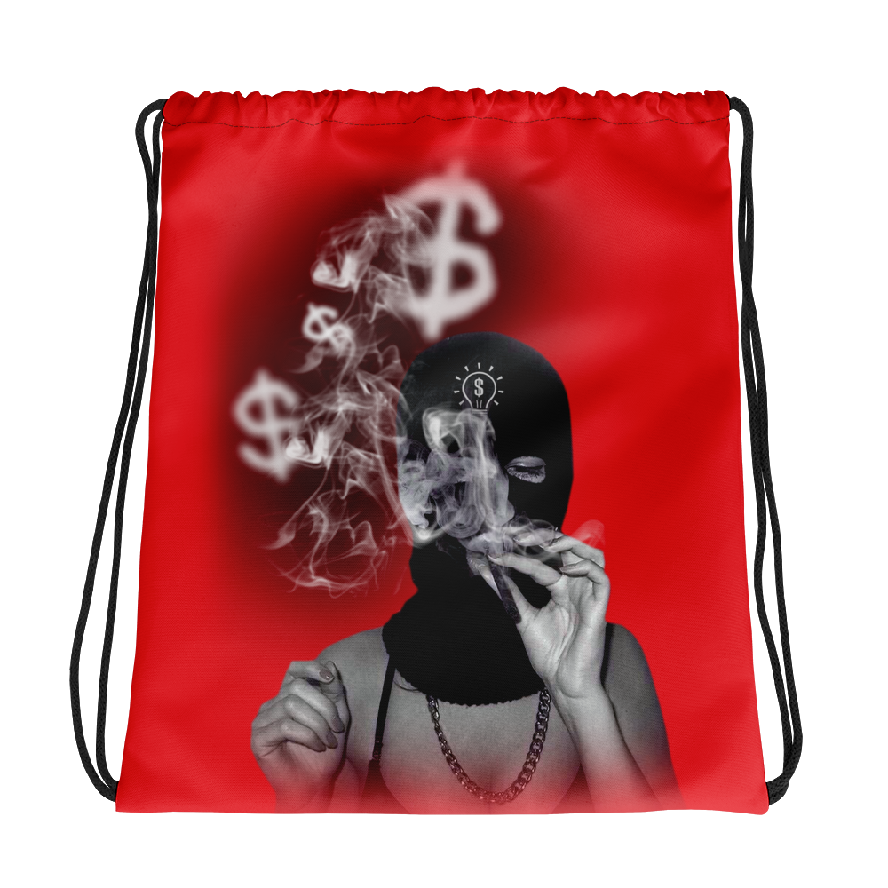 Blowin' Money Drawstring bag