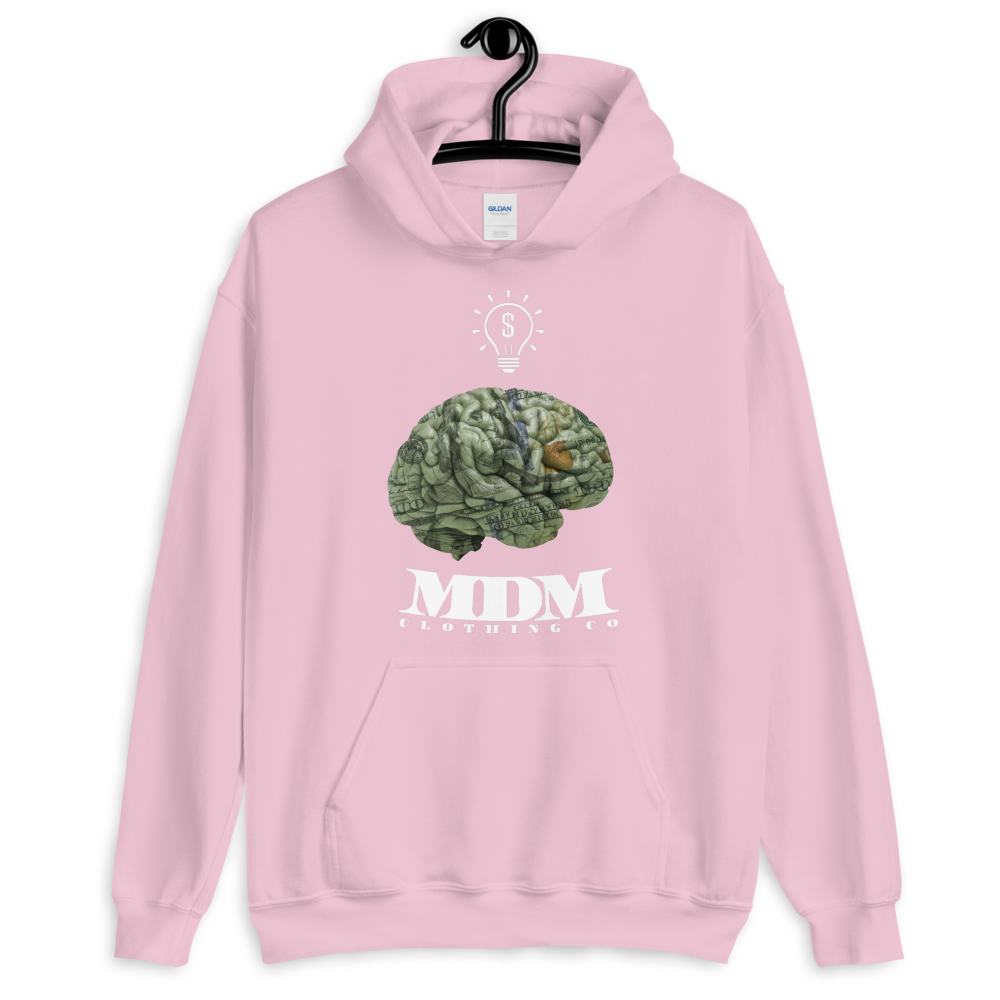 MDM Money On My Mind White Text Hoodie