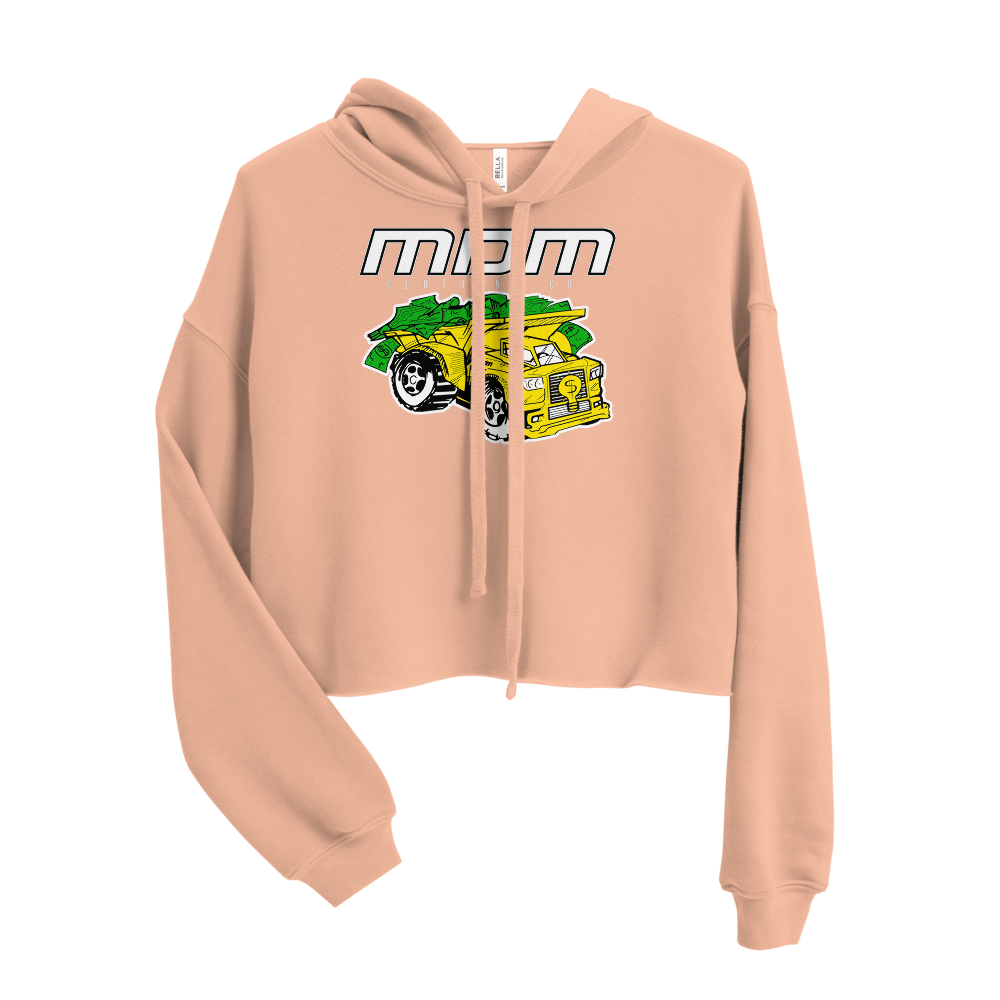 Money Truck Crop Hoodie