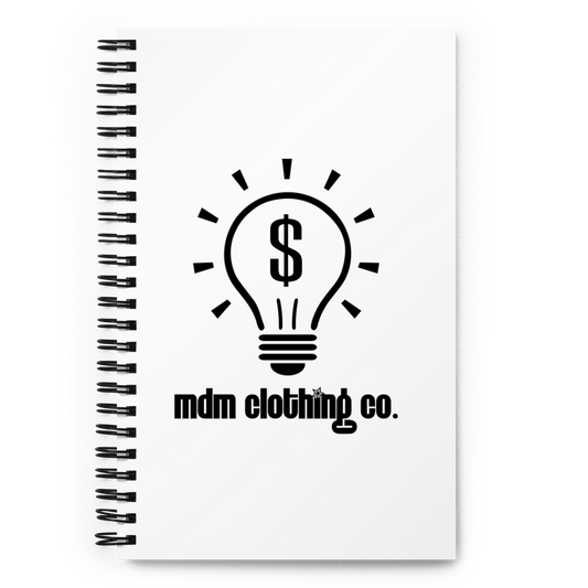 MDM Clothing Co. Spiral notebook