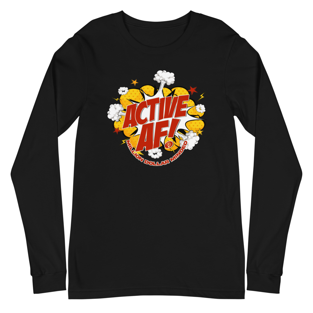 MDM Active AF Animated Long Sleeve Tee