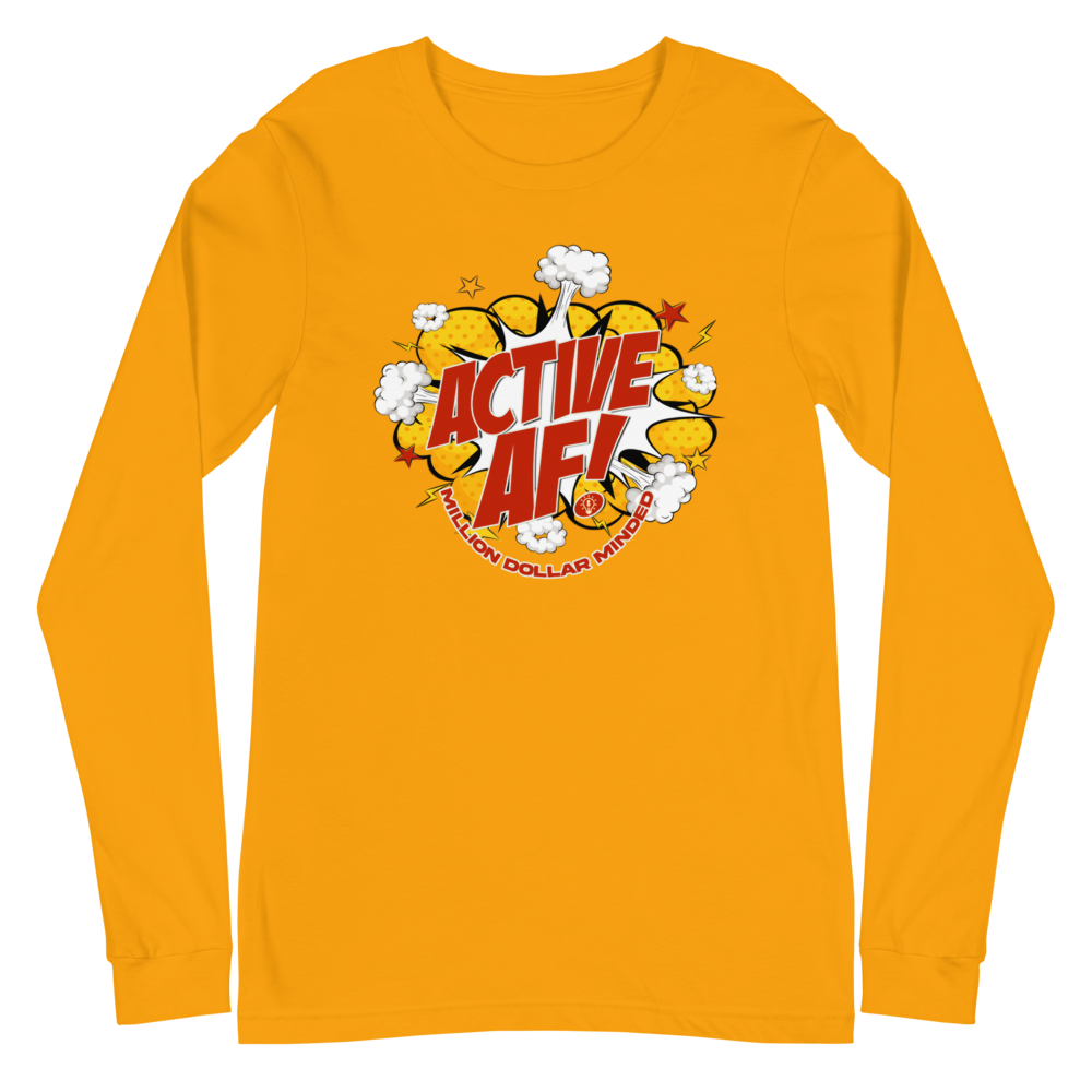 MDM Active AF Animated Long Sleeve Tee