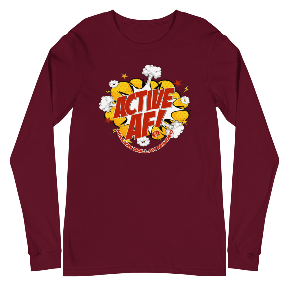 MDM Active AF Animated Long Sleeve Tee