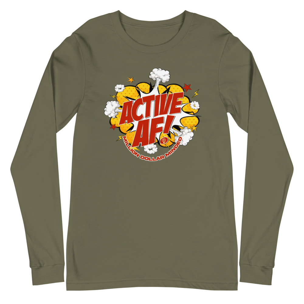 MDM Active AF Animated Long Sleeve Tee