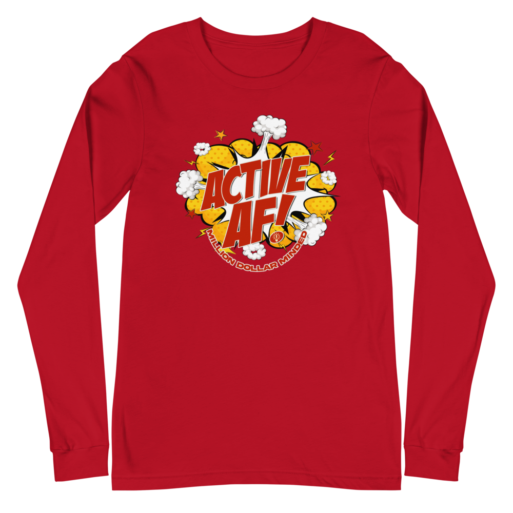 MDM Active AF Animated Long Sleeve Tee