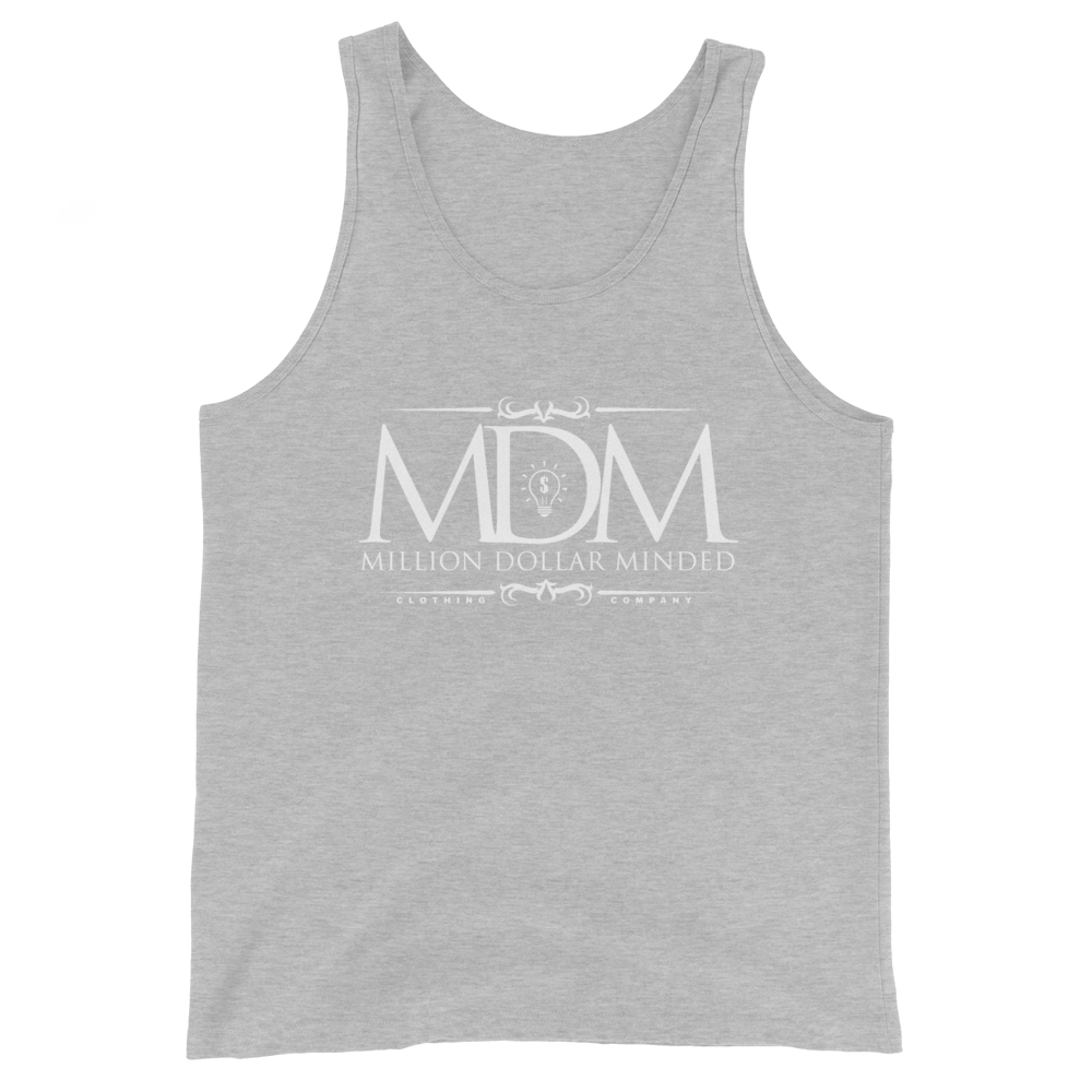 MDM Classy White Text Tank Top