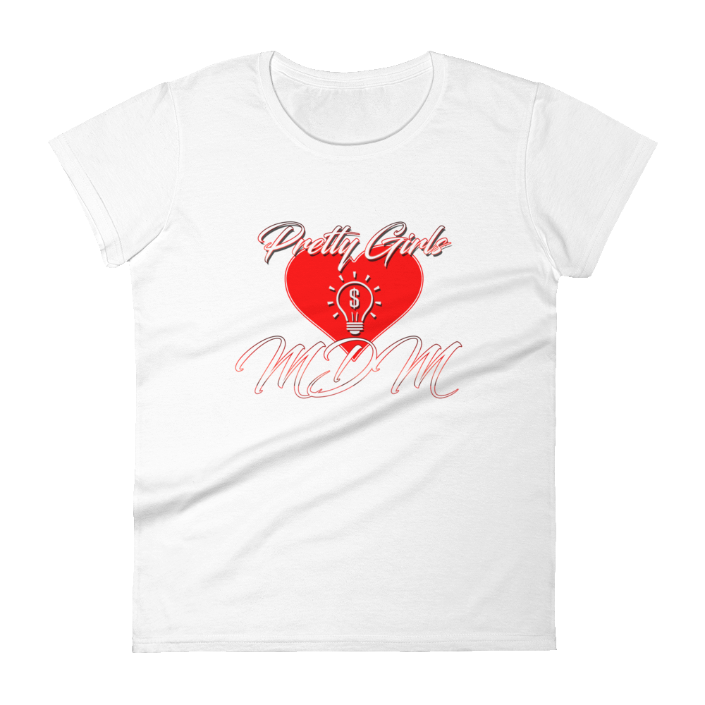 Pretty Girls Love MDM Women's Short-Sleeve T-Shirt