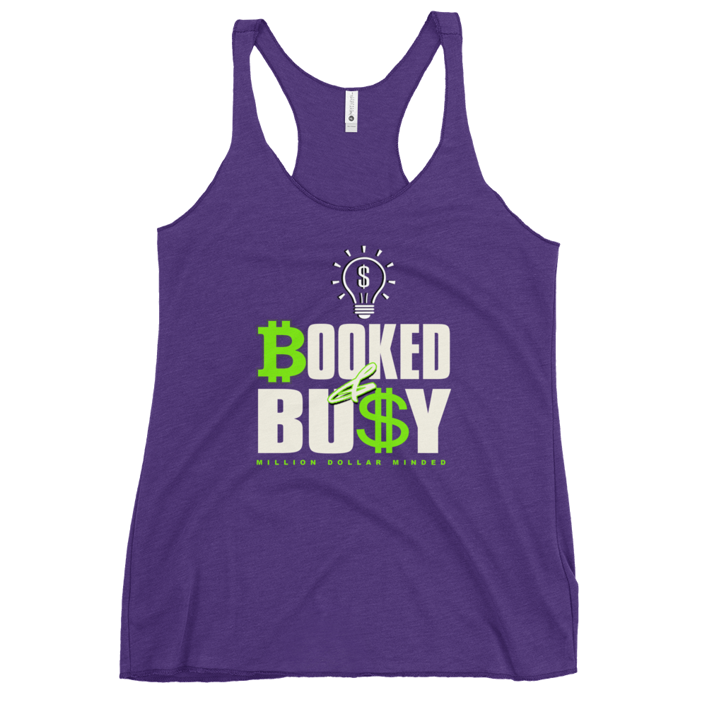 Booked & Busy Women's Racerback Tank