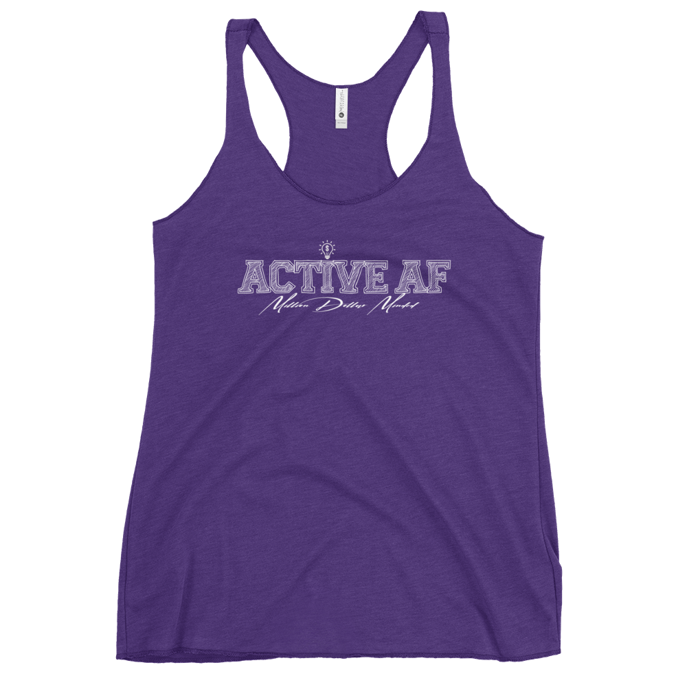 Active AF College Women's Racerback Tank Top